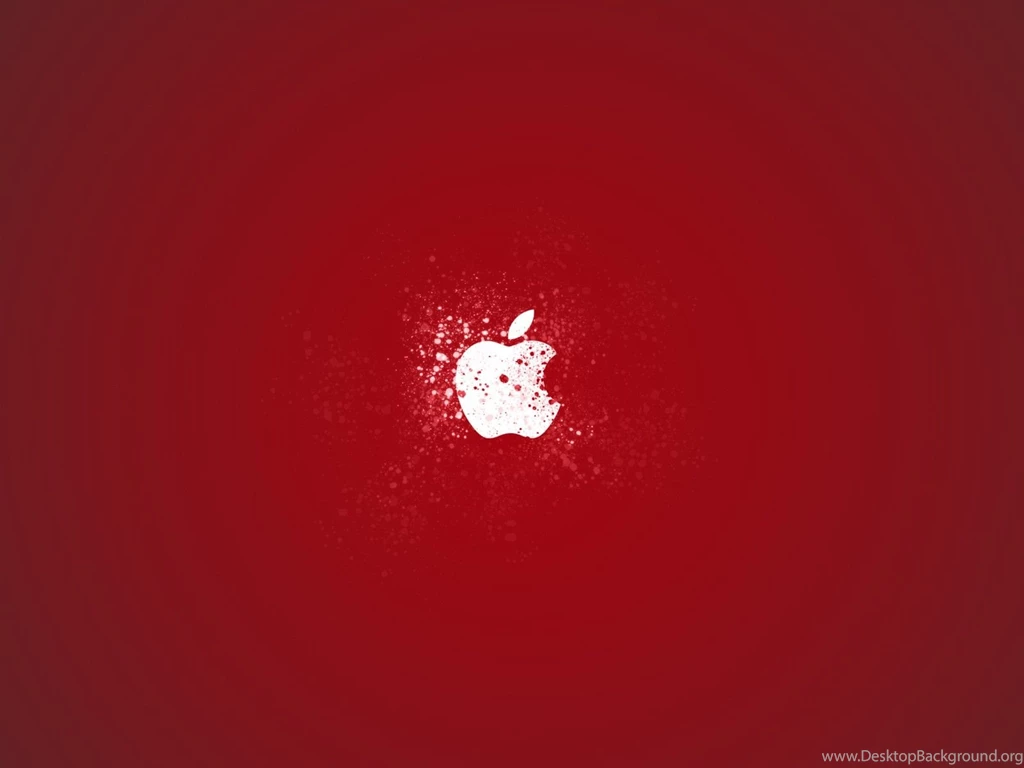 Red Mac Graffiti Iphone Logo Apple Fresh New