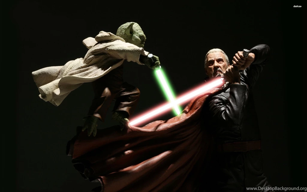 Yoda Vs Doku, Star Wars, Movie, Movies, 2560x1600 HD Wallpapers And ...