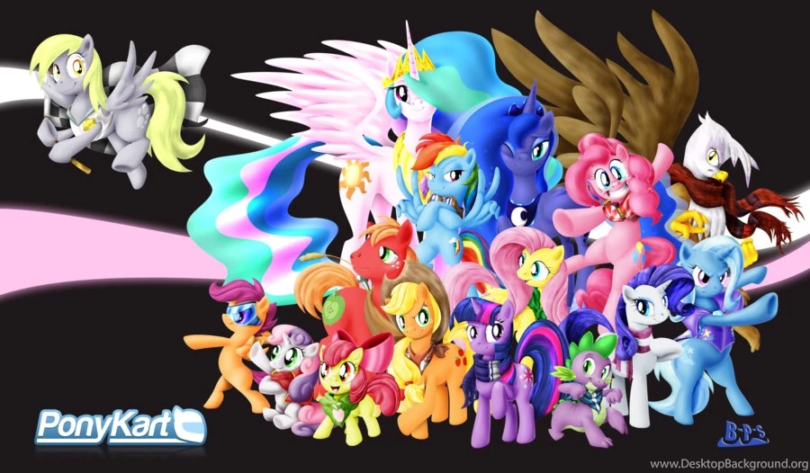 PonyKart Character Wallpapers By Blue Paint Sea On DeviantArt