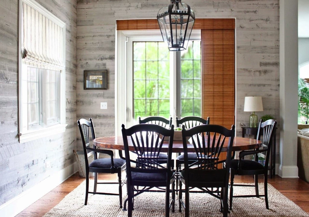 This Chic Dining Room Design Forwent Traditional Wallpapers For ...