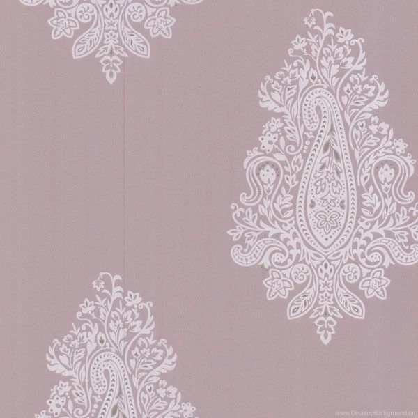 Dynasty Mauve Paisley Wallpaper, Bolt. Modern Wallpapers By ...