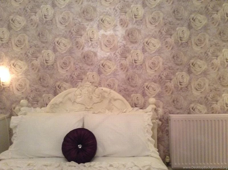 Reverie Mauve & Purple Floral Wallpapers
