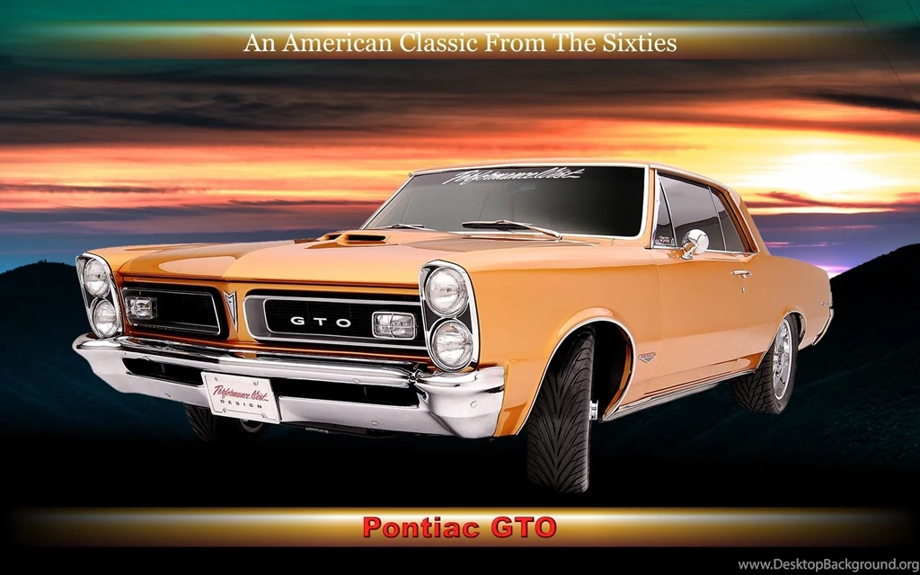 Free Widescreen Wallpaper, Pontiac GTO '60s