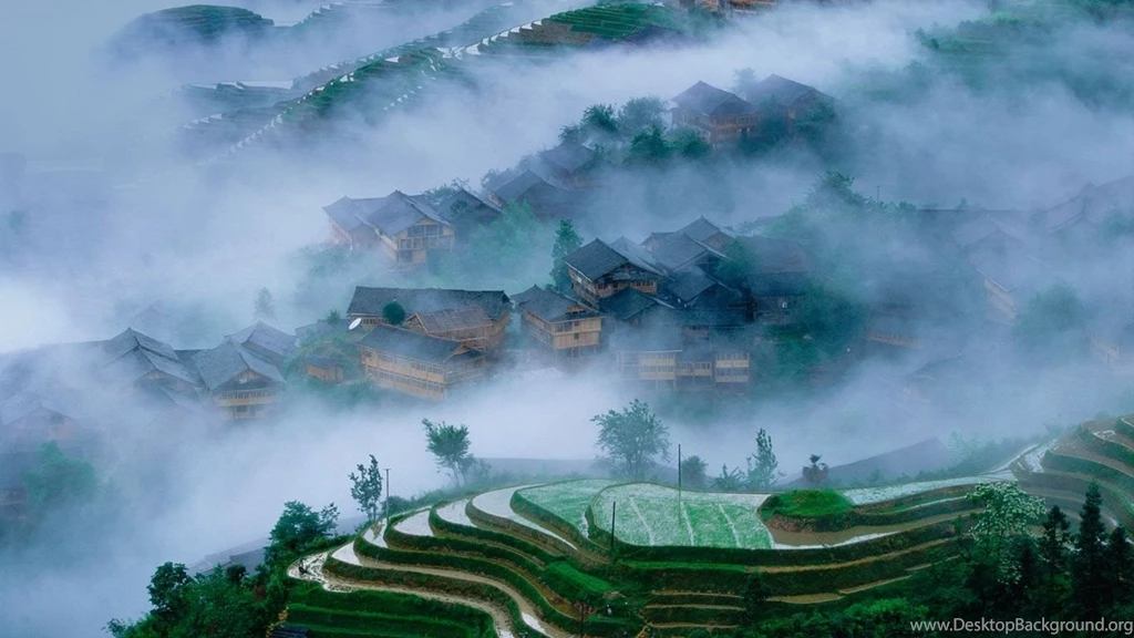 Longsheng Rice Terraces, Guangxi, China (© Redlink/Corbis) © (Bing ...