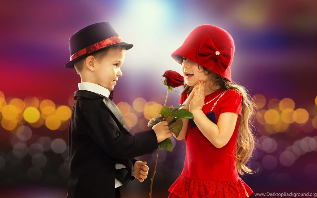 Kids In Love Wallpapers HD For Desktop Download Of Child Love