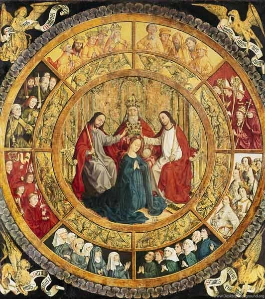 Coronation Of Mary By The Holy Trinity Französisch Handschrift ...