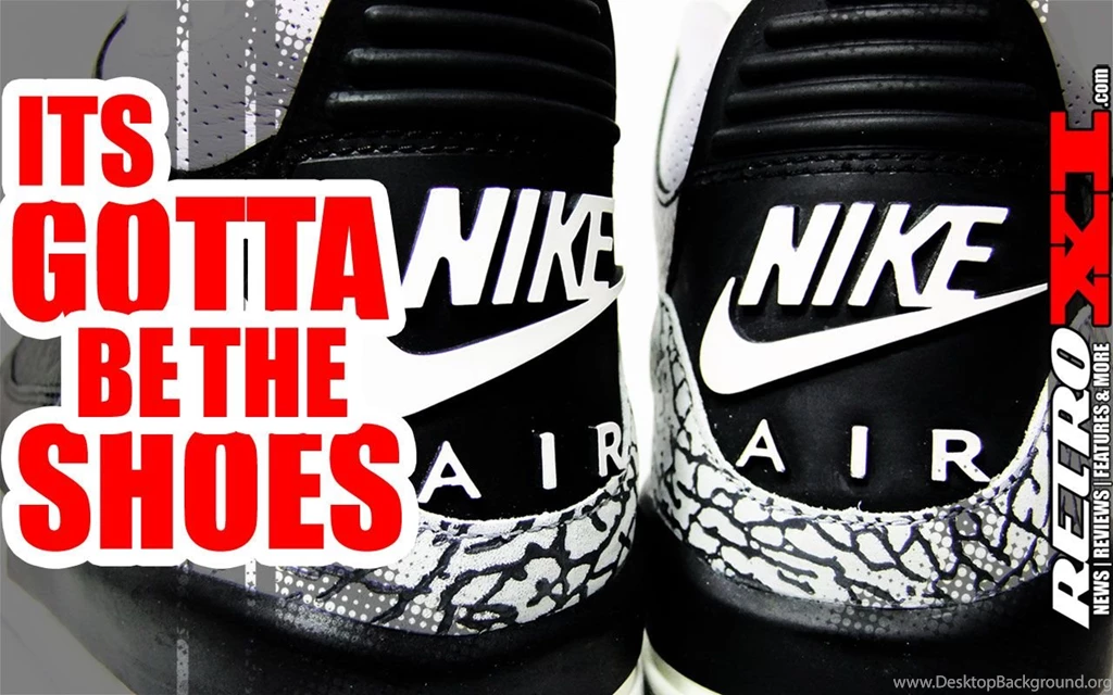 Wallpapers Nike Air Jordan Iii Retro Black Cement Retroxi Com ...