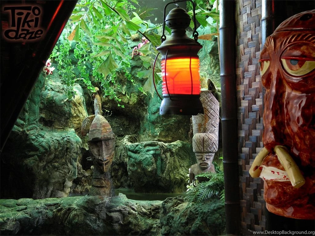 Freebies Of Tiki Daze   Retro Tiki Wall Calendar