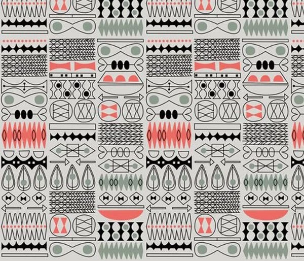 New Tiki Tok 1 Wallpapers By Jenn Ski   Design Milk