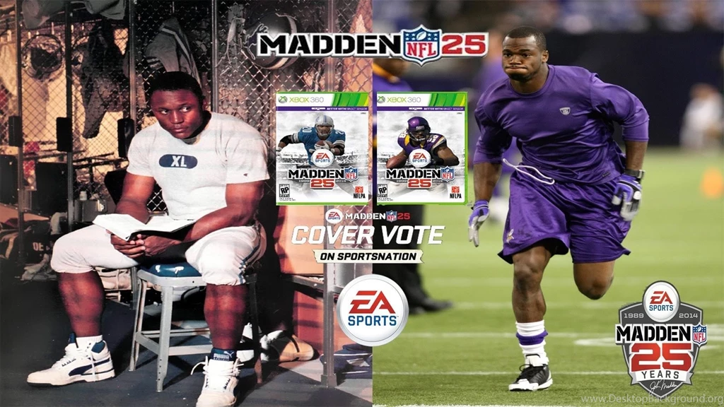 Madden NFL 13 Madden 25 Cover Vote Finals Montage:Barry Sanders ...