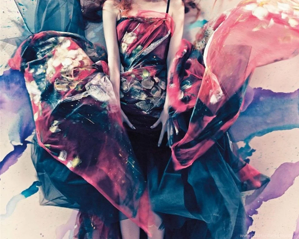 Vintage, Full Color, Fashion, Dress, Photography, Art, Wallpapers