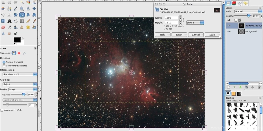 How To Make A Cosmic Wallpapers In GIMP