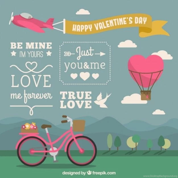 Happy Valentine's Day Cover Vector