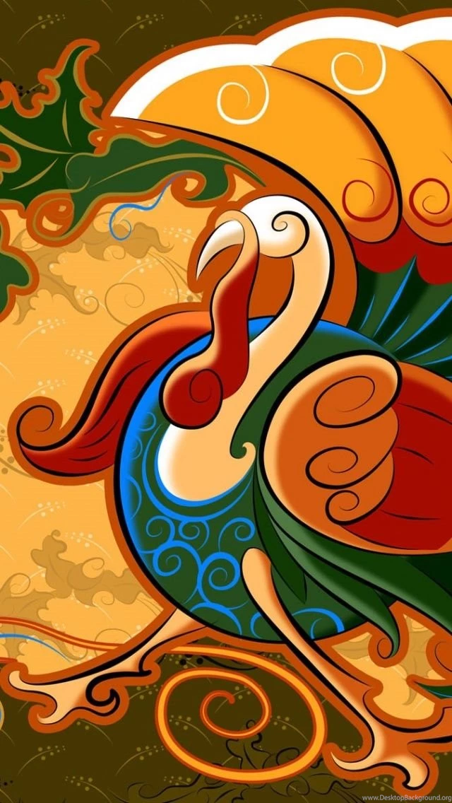 Thanksgiving Turkey iPhone 5 Wallpapers (640x1136)