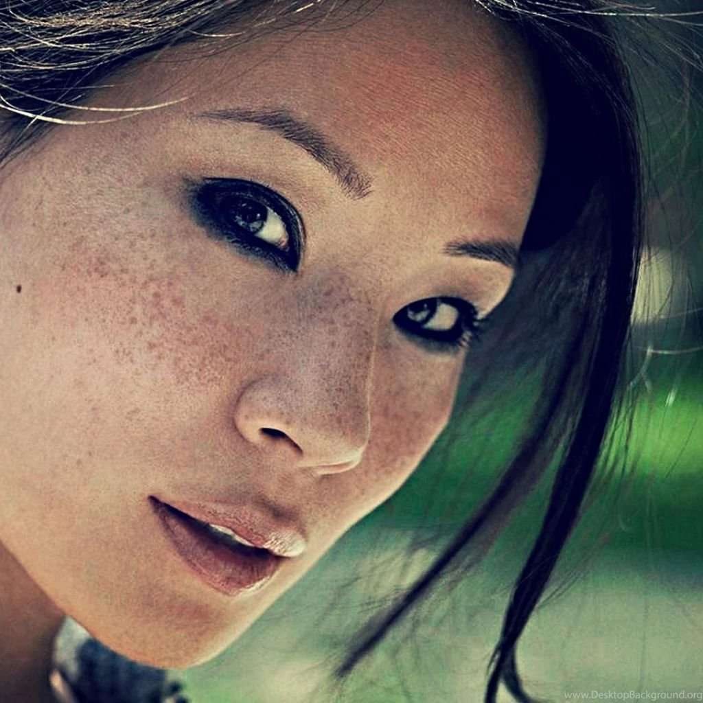 Download Wallpapers 1024x1024 Lucy Liu, Brunette, Face, Dark Eyes ...