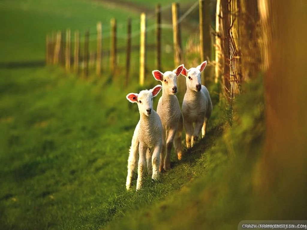 Spring Lambs Wallpapers   Crazy Frankenstein