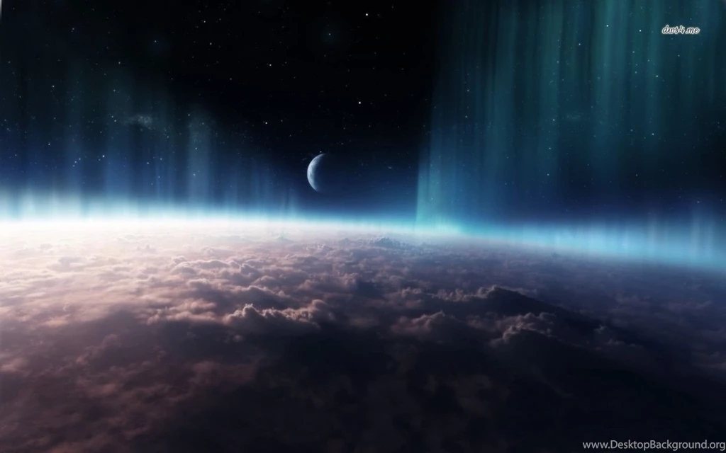 Moon Above The Clouds Wallpapers   Space Wallpapers