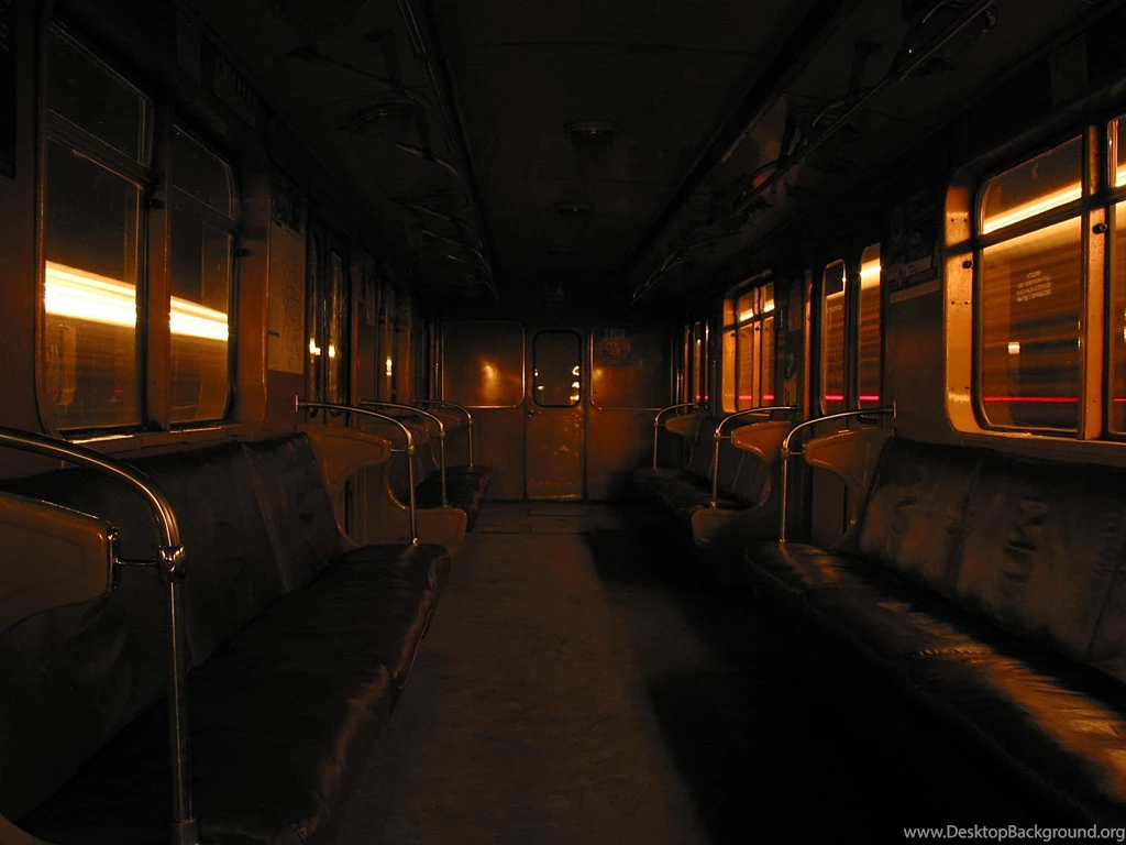 Dark And Orange Trains Vagon