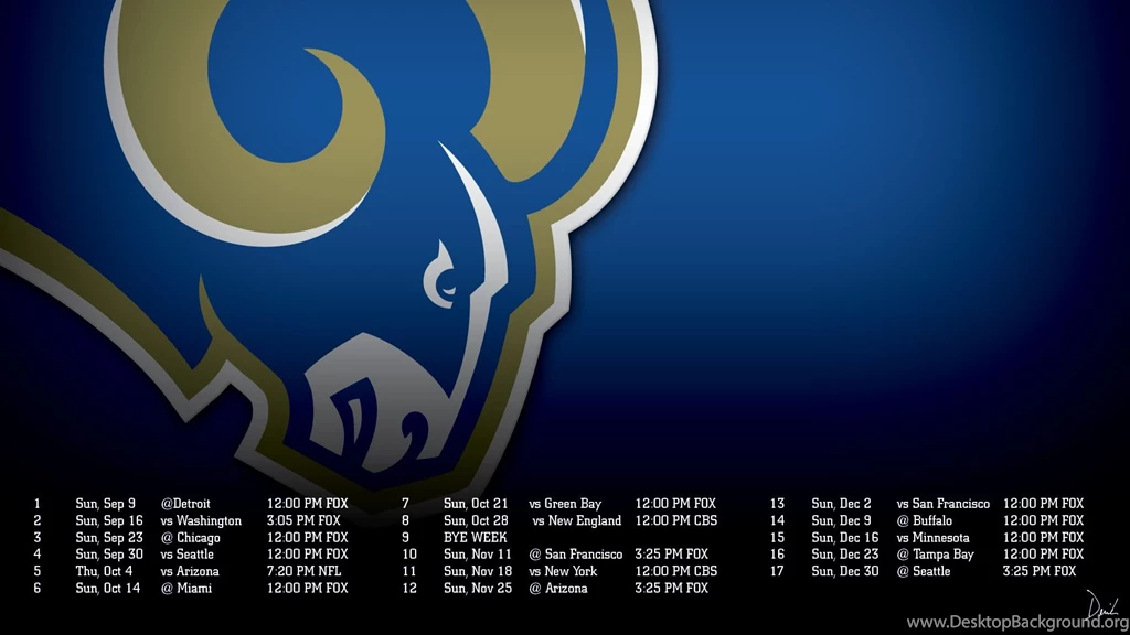 Derrick Docket » St. Louis Rams Schedule Wallpapers