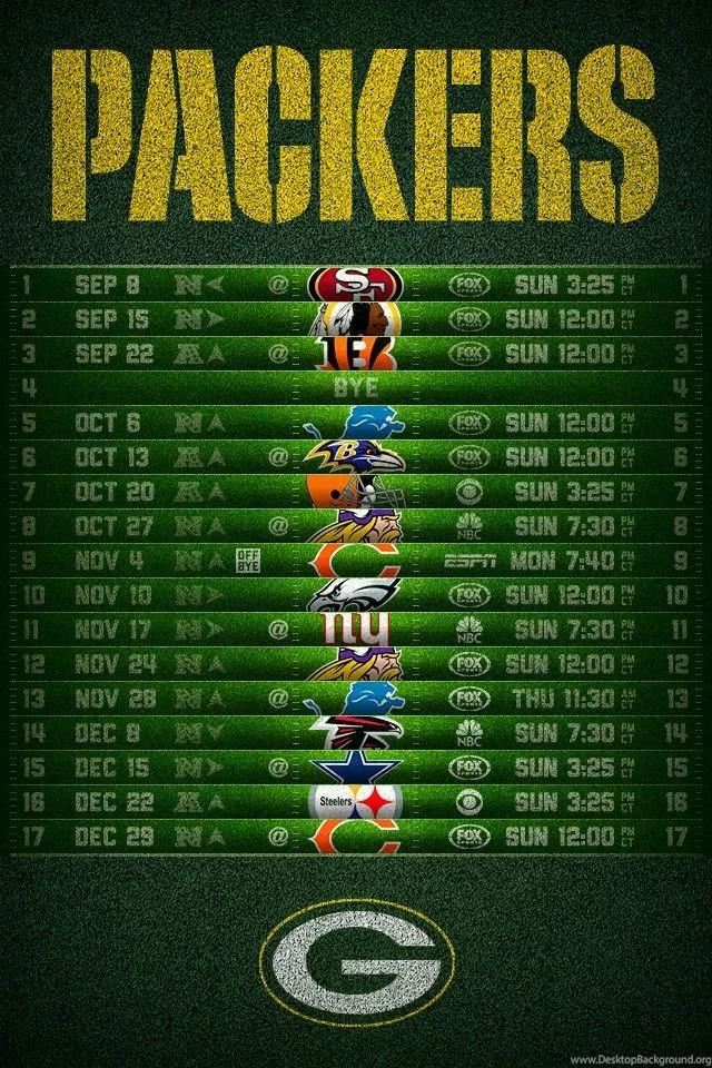 Gallery For Green Bay Packers 2013 Schedule Wallpapers