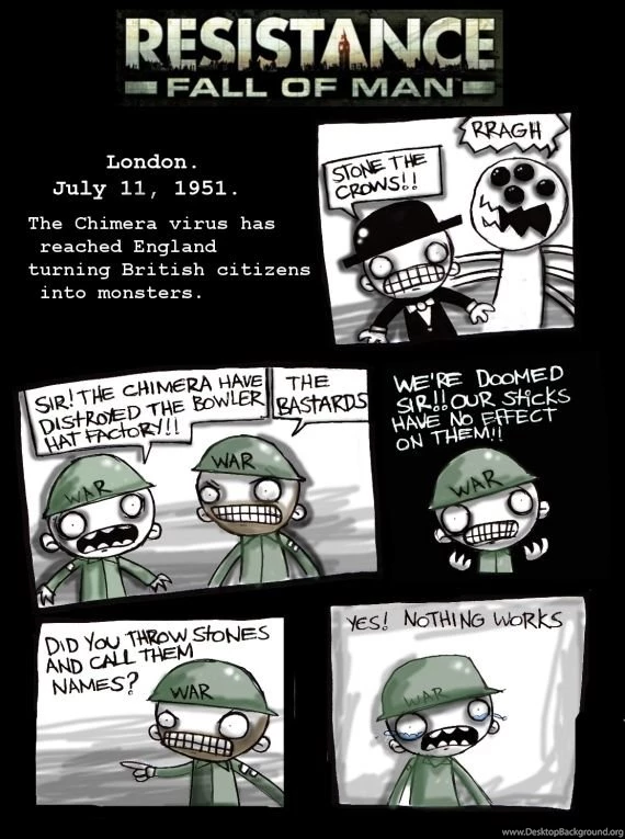 DeviantArt: More Like Resistance: Fall Of Man Prt 2 By Suicidal cow