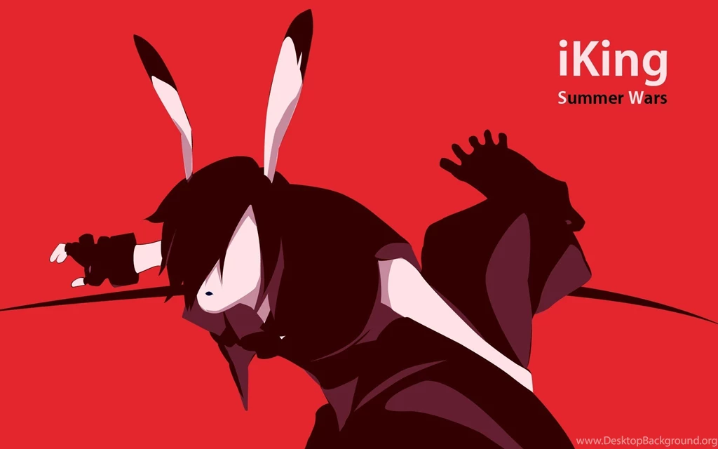 Red Gloves IPod Silhouettes King Parody Summer Wars Monochrome ...