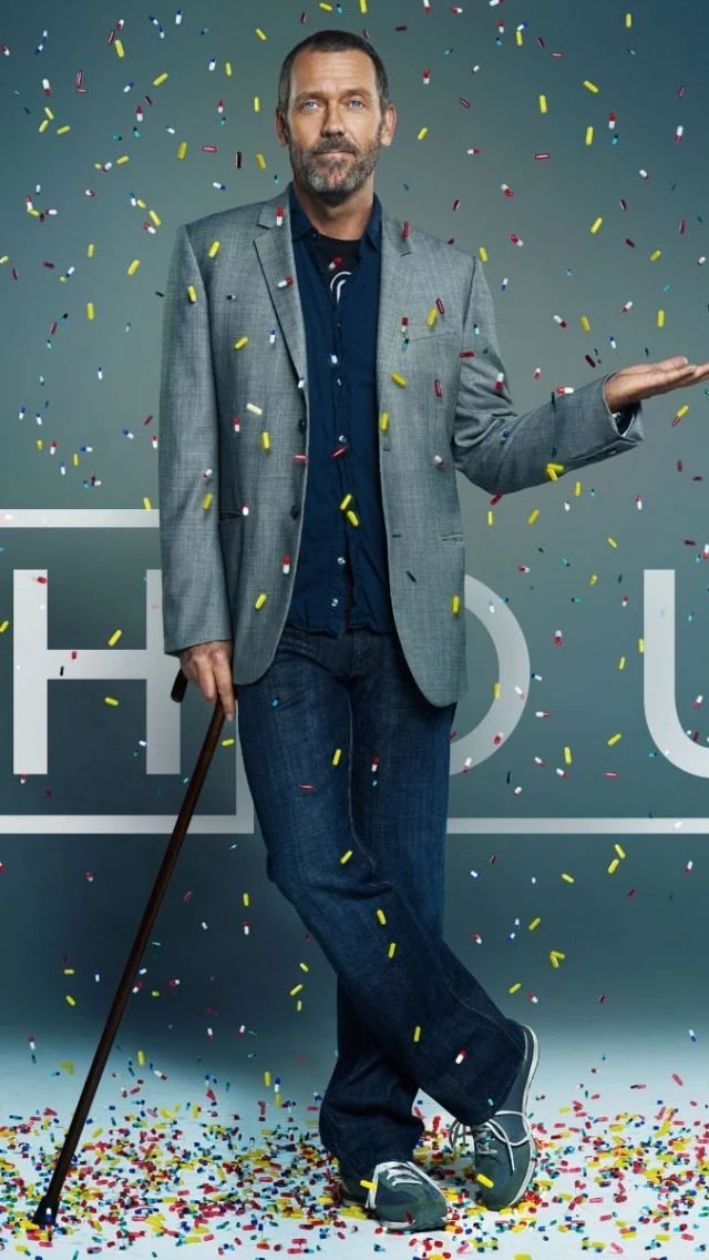 Download Wallpapers 640x1136 House Md, Doctor, Tablets, Hugh Laurie ...