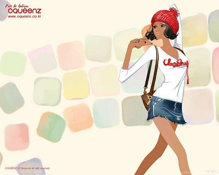 Fashion Illustrations : Summer Fashion Girl Wallpapers 66 Wallcoo ...