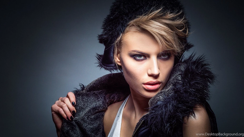 Fashion. Girl. Portrait. Studio Wallpapers :: HD Wallpapers