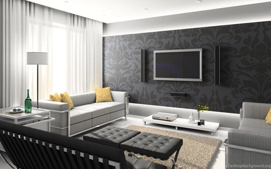 Bedroom: Black Large Of Adult Bed On The Wooden Floor, Art ...
