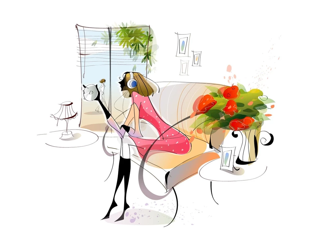 Fashion Girl Vector X Series 1143 Woman Vector Vector