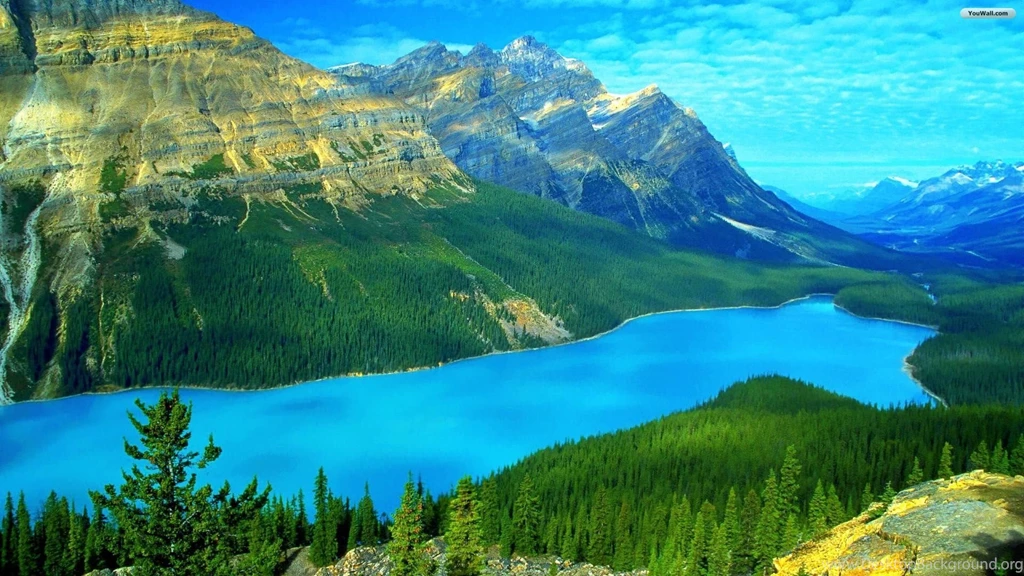 YouWall   Heavenly Blue Lake Wallpapers   Wallpaper,wallpapers,free ...
