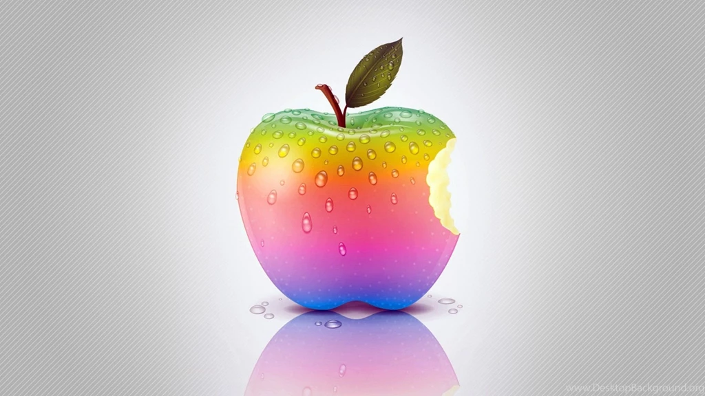Rainbow Apple HD Wallpapers 1080p 1767553