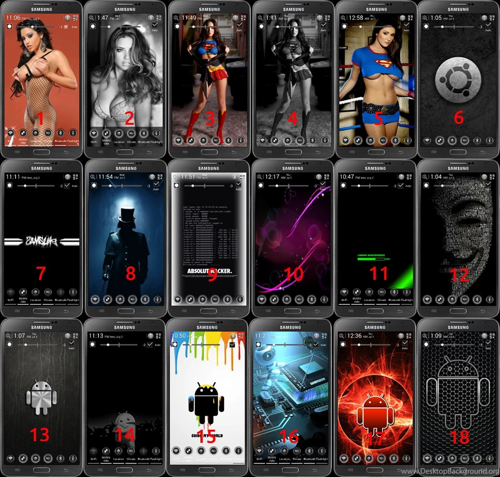 THEME]☆NF9 Black & White Tweaked/…