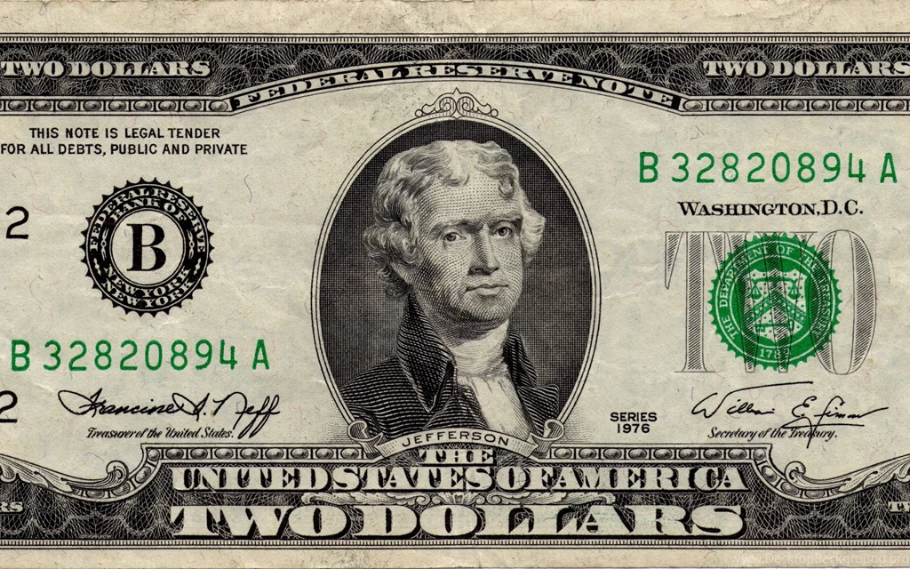 2560x1600 Thomas Jefferson, Money, Usa President, 2 Usa Dollar ...
