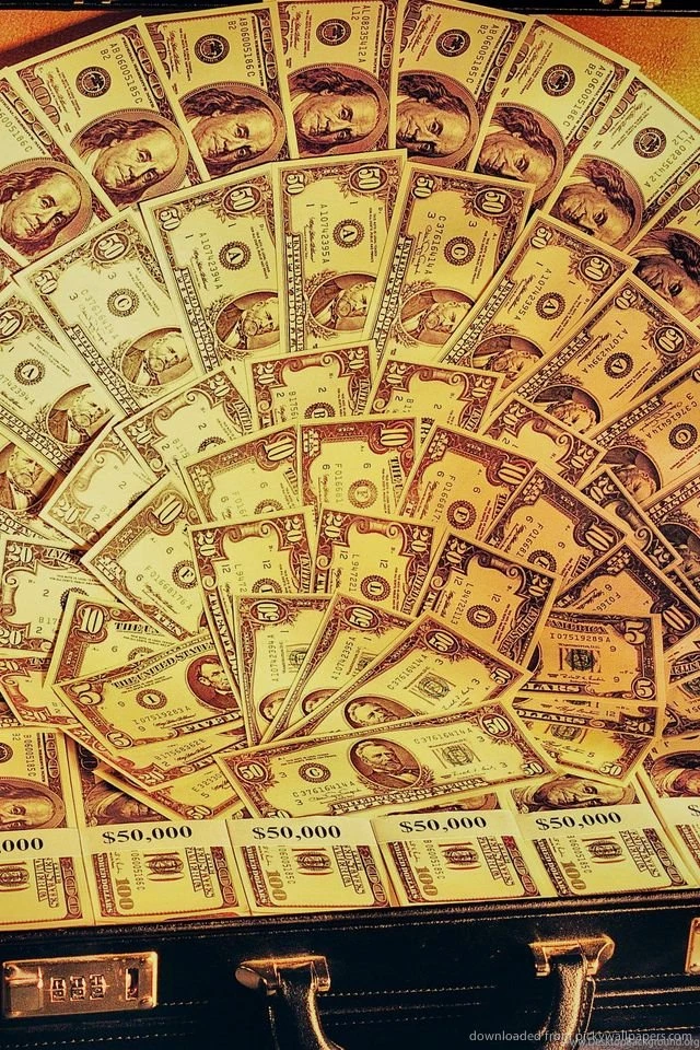 Download Case With A Fan Of Money Wallpapers For iPhone 4