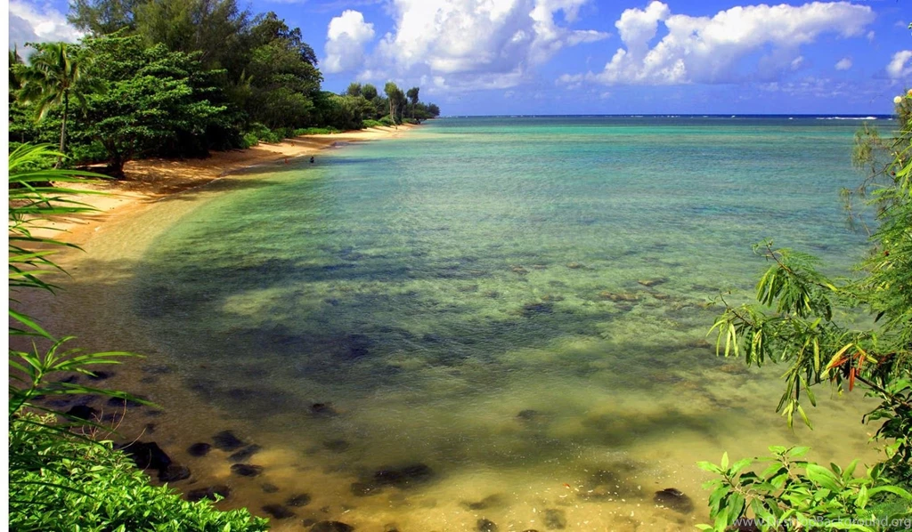 Hanalei Bay Beach Kauai Cool Wallpapers,Hawaii
