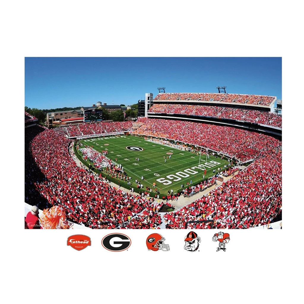Amazon.com : NCAA Georgia Bulldogs Sanford Stadium Mural Wall ...