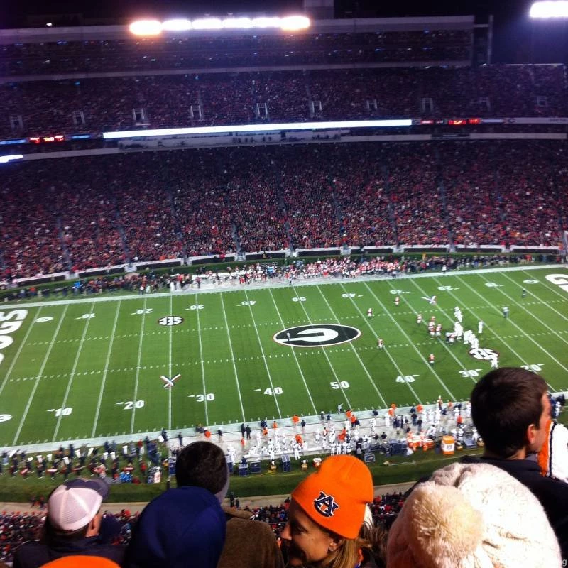 Sanford Stadium Section 608 Row 9 Seat 19   Georgia Bulldogs Vs ...