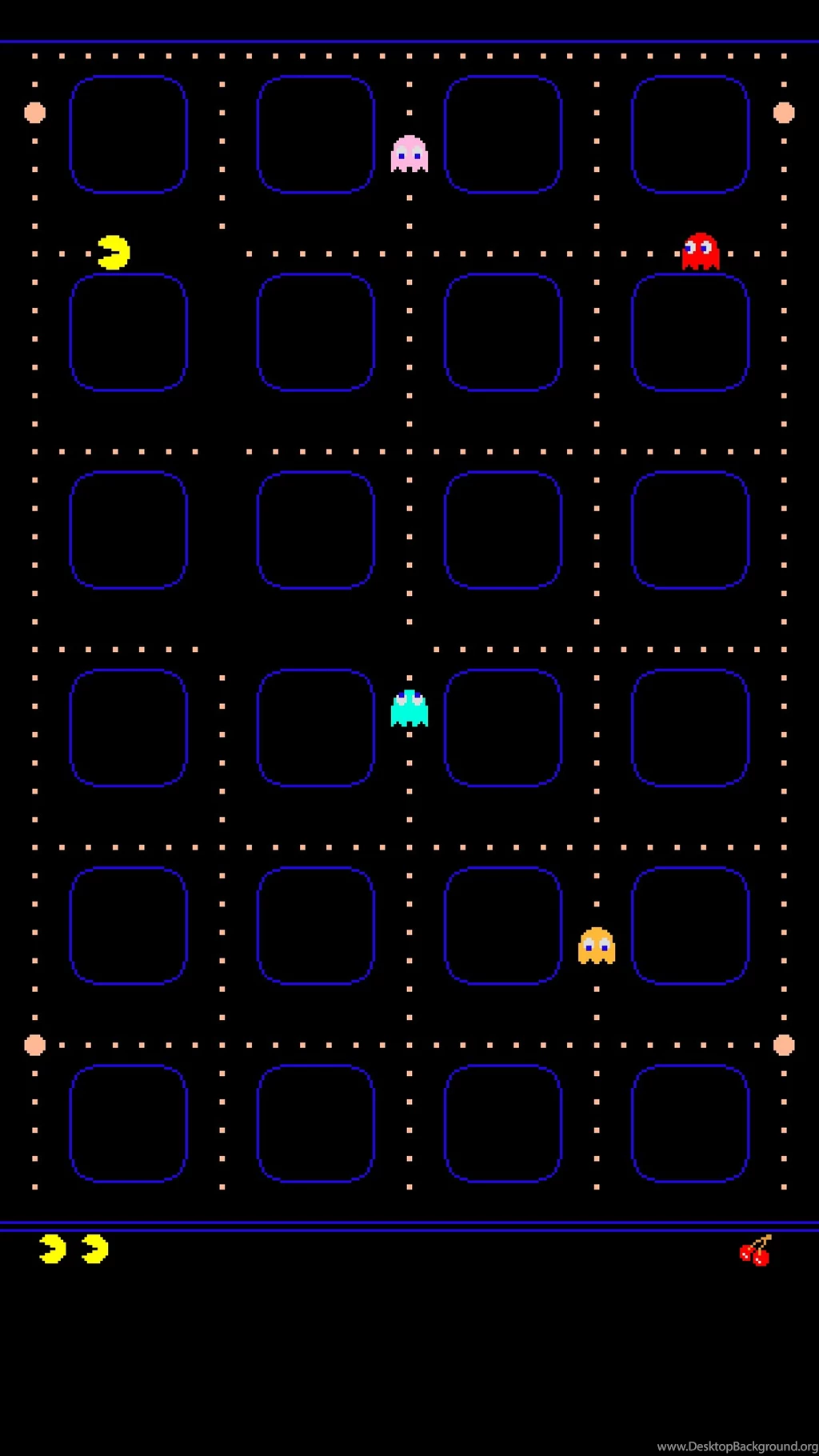 Pac Man iPhone Wallpapers – Jeffrey Carl Faden's Blog