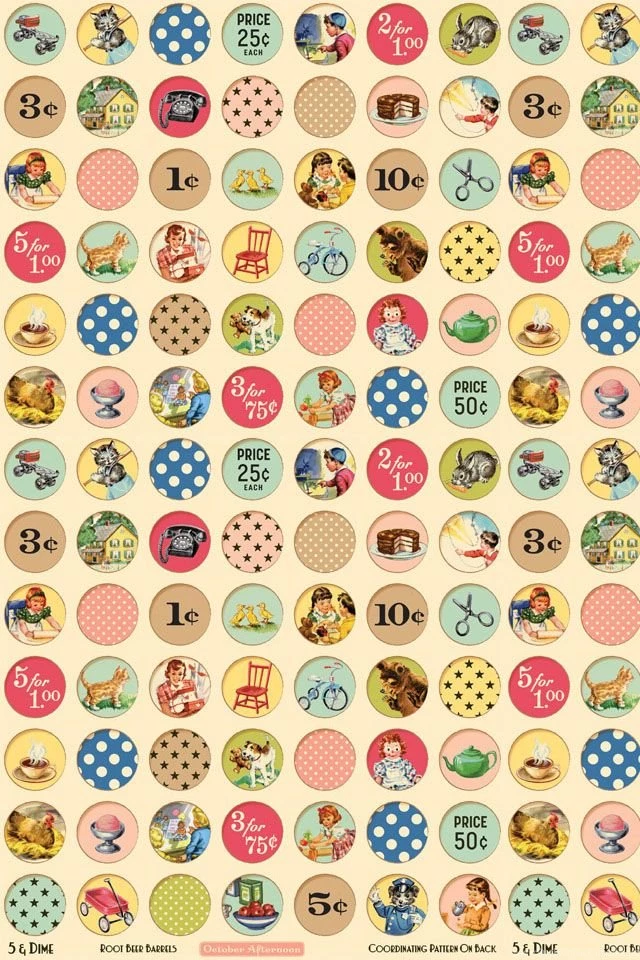 Cartoon Circular Pattern iPhone 4s Wallpapers Download
