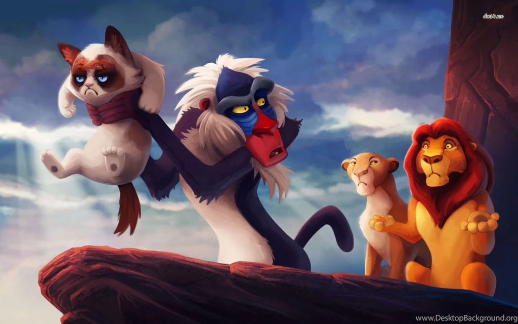 Grumpy Cat In The Lion King Wallpapers Meme Wallpapers