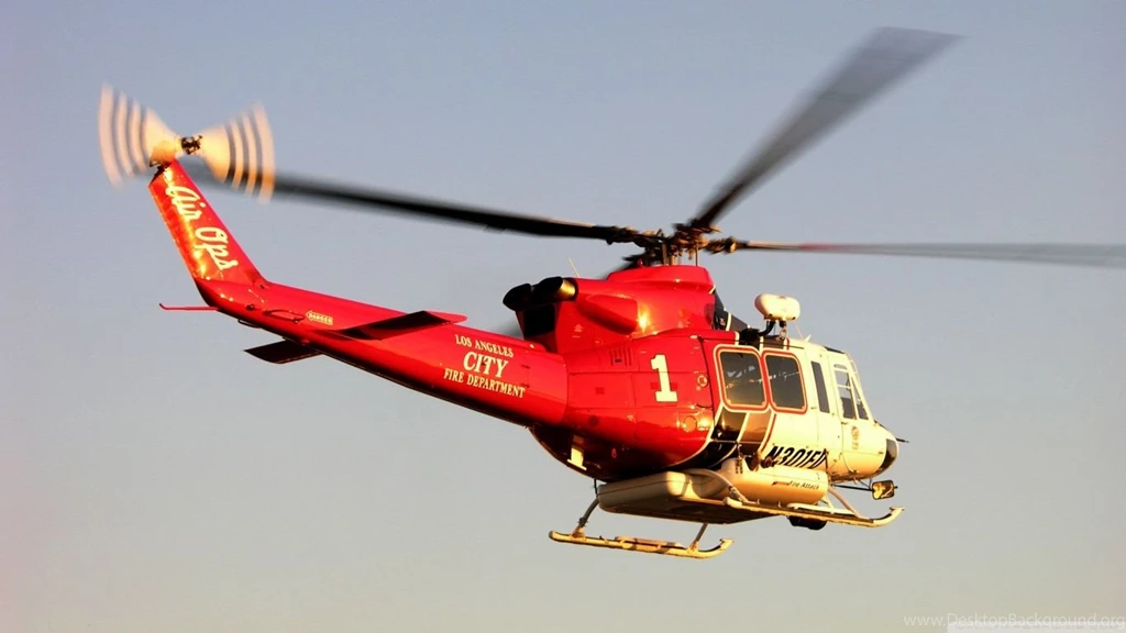 Los Angeles City Fire Department Helicopter HD Desktop Wallpapers ...