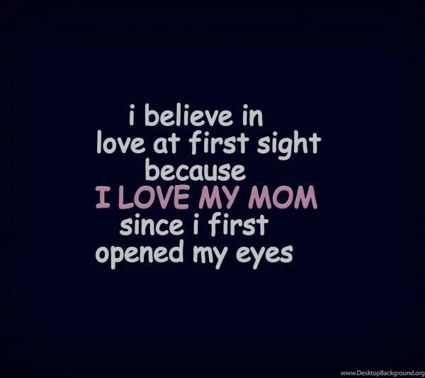 I LOVE YOU MOM On Pinterest
