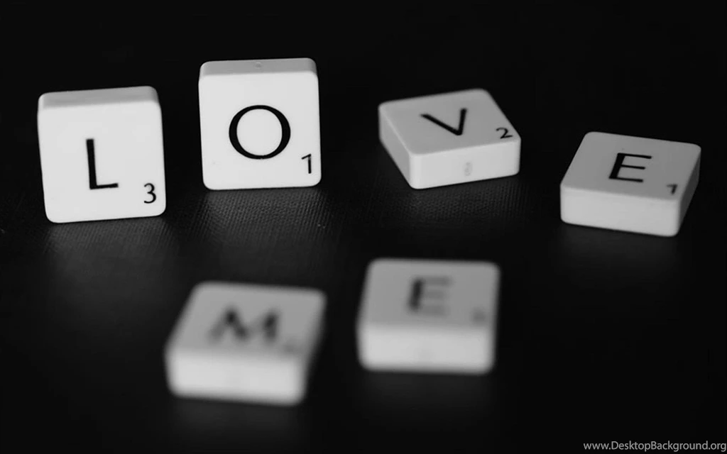 Love me scrabble word game photo wallpaper 1920x1200 Magic4Walls.com