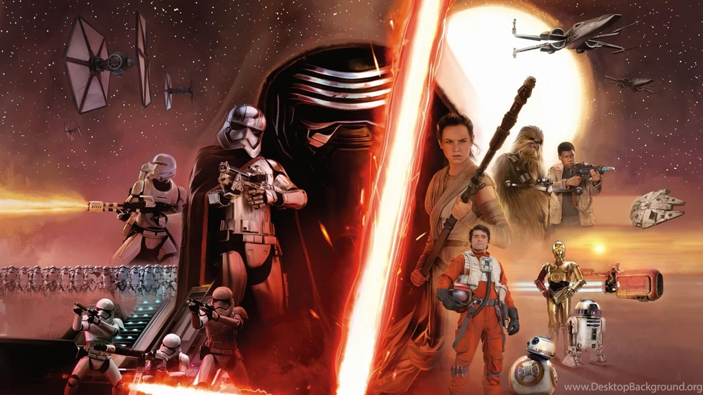 276926 Star_Wars Star_Wars_Episode_VII_ _The_Force_Awakens Kylo_Ren Han_Solo BB 8 Chewbacca Captain_Phasma R2 D2 C 3PO Luke_Skywalker stormtrooper ...