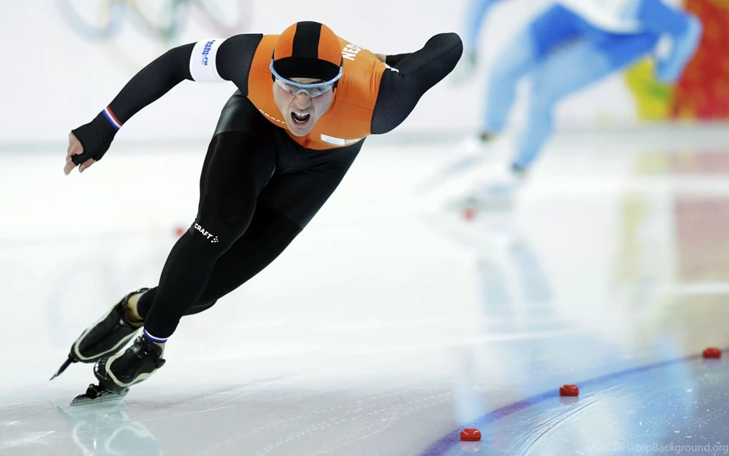 Winner Of The Silver Medal In The Discipline Of Speed Skating Jan ...