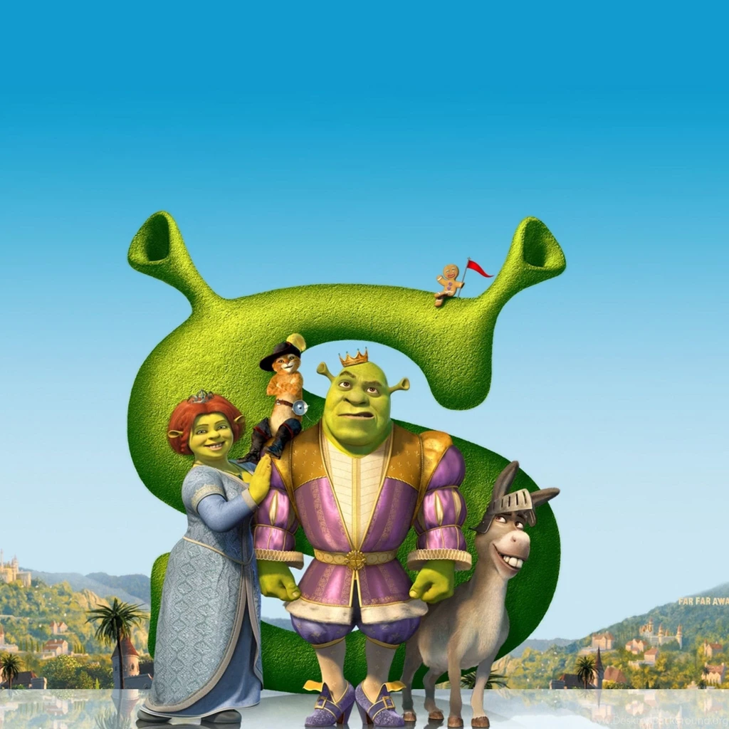 Download Wallpapers 2048x2048 Shrek, Donkey, Fiona, Puss In Boots ...