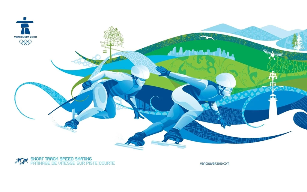 2010 Winter Olympics Short Track Speed Skating Desktop Wallpapers