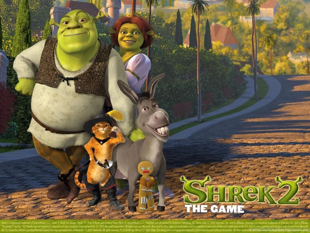 Shrek And Friends Cartoon Free Desktop Backgrounds   Free Wallpapers ...
